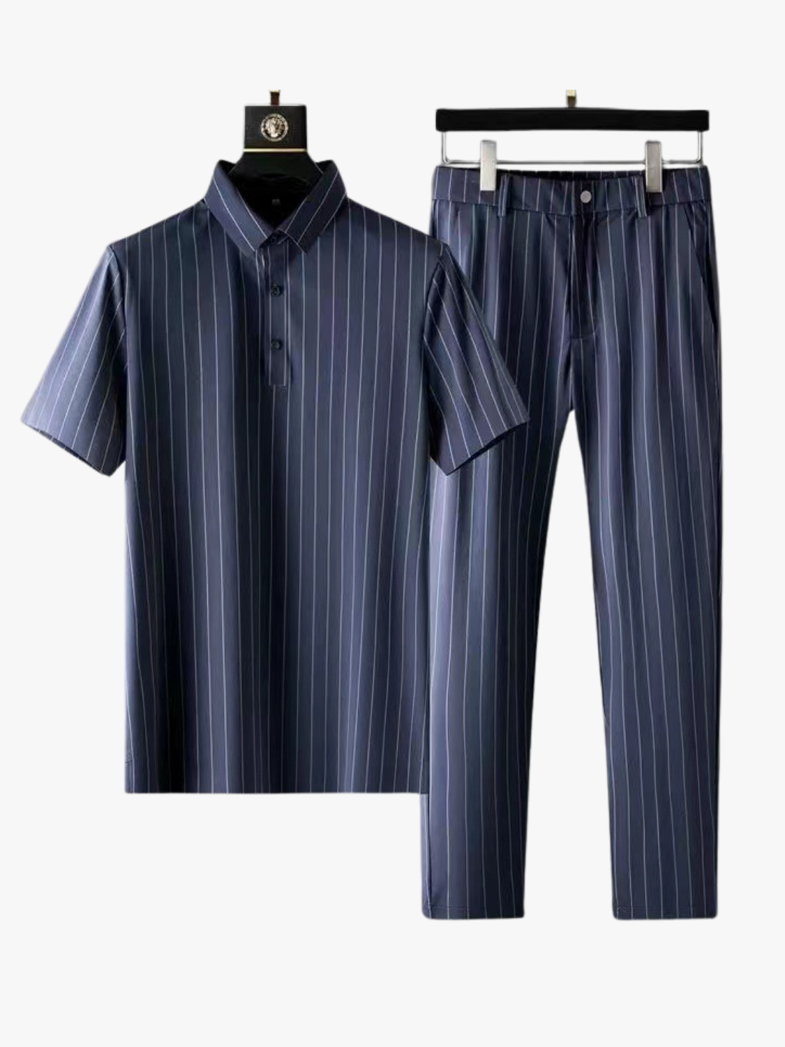 Men's Basic Coordinated short-sleeved suit