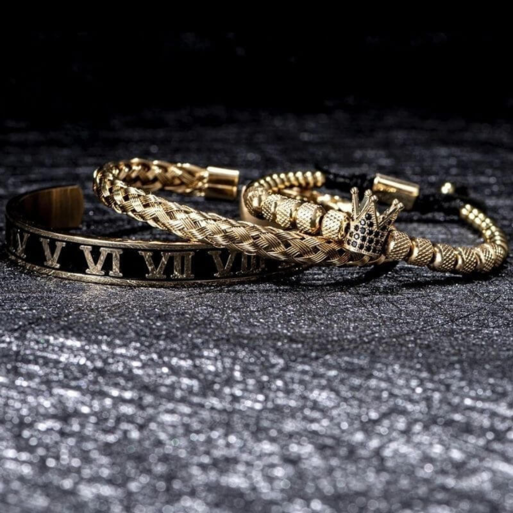 Crown Essence - Bracelet Set (3 Pieces)