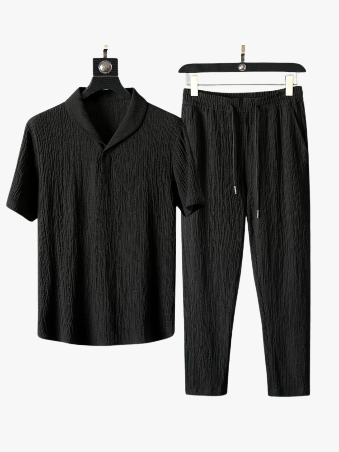 Men's Basic Coordinated short-sleeved suit