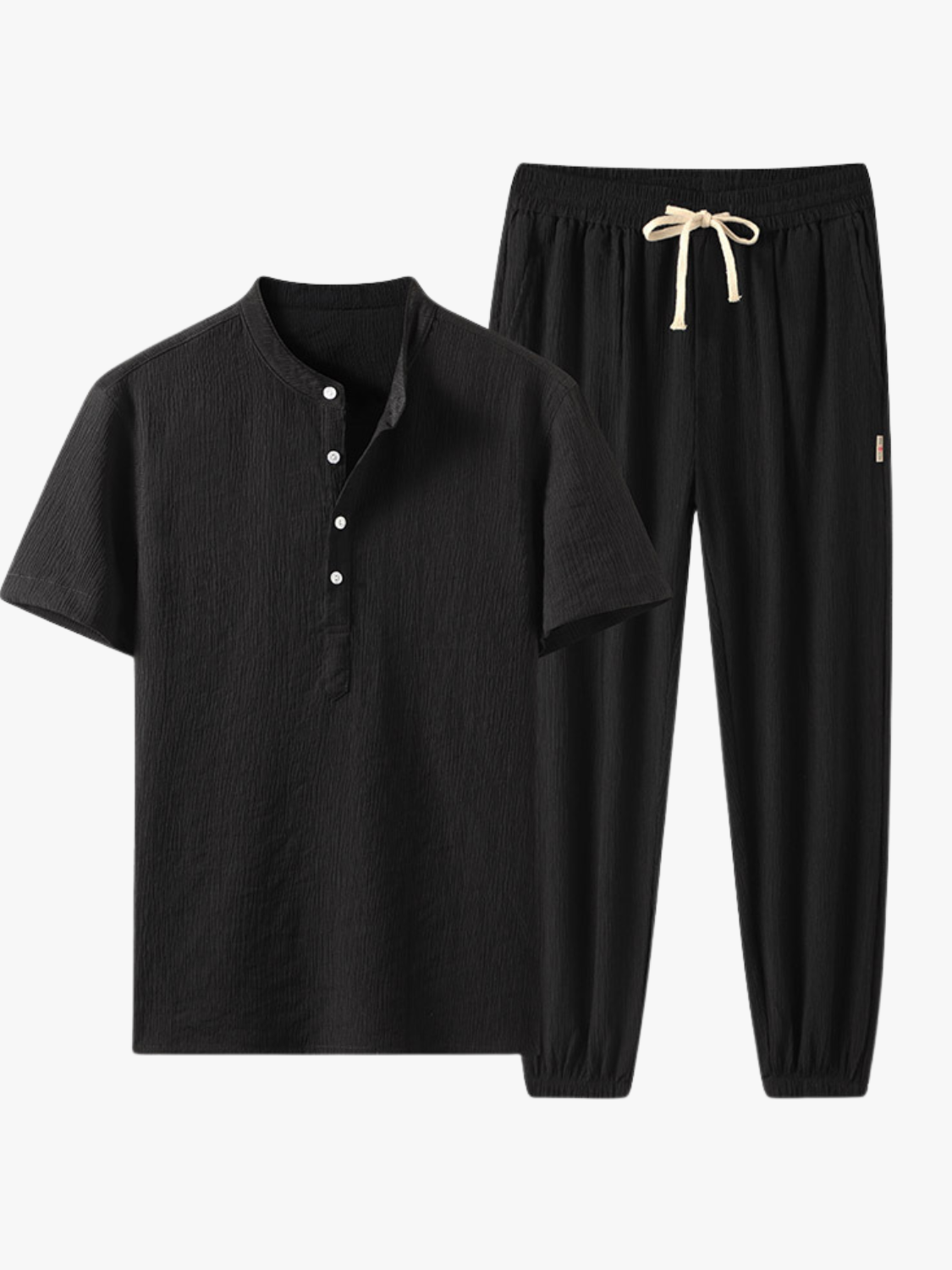 Men's Basic Coordinated short-sleeved suit